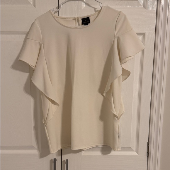 Worthington Tops - Worthington Ivory Blouse with Flowing Sleeves